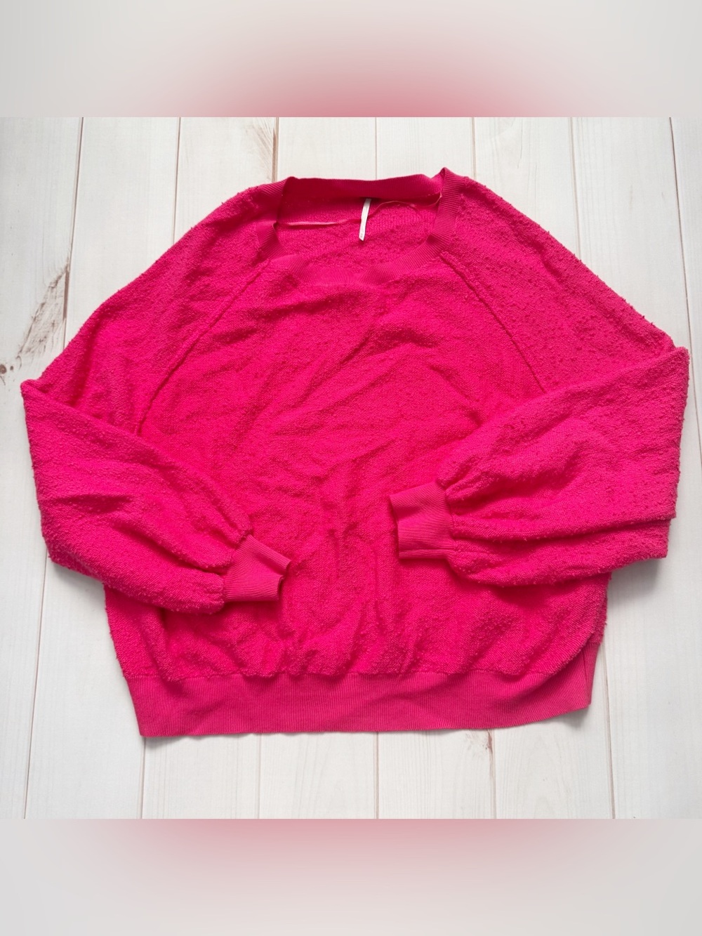 Free People Boucle Crewneck Sweater